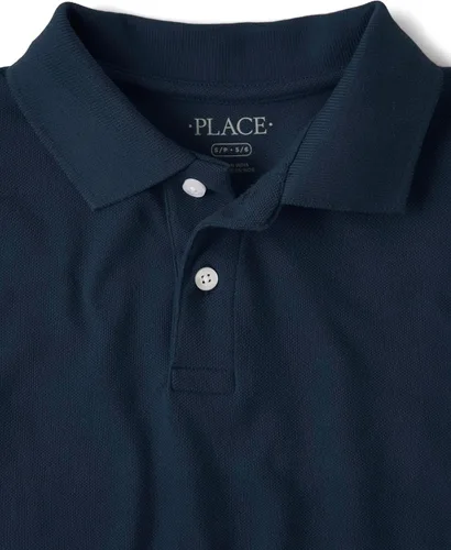 Vista 2 de The Children's Place - Polo de piqué de manga corta para niño