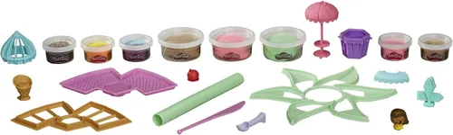 Vista 2 de Play-Doh Builder - Kit de construcción de juguete para helado para niños de 5 años en adelante con 8 latas de compuesto de modelado no tóxico, fácil