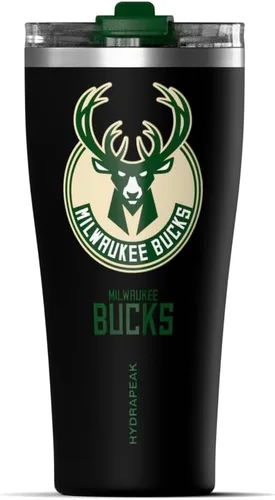 Vista 12 de Hydrapeak Atlanta Hawks - Botella de agua de acero inoxidable aislada al vacío de 30 onzas con licencia oficial de la NBA, con tapa con popote, a