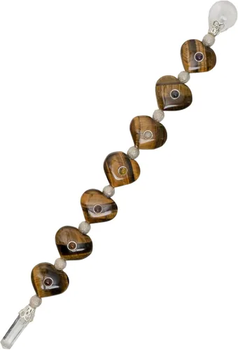 Vista 14 de Varita de cristal curativo de 7 chakras, potente equilibrio de energía y limpieza de aura, espiritual, reiki, meditación, yoga (varita esfera)