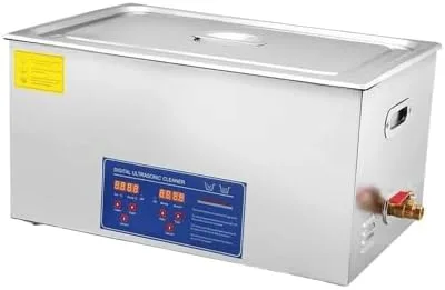 Vista 13 de Máquina de limpieza ultrasónica de 2 litros, temporizador digital, limpiador de acero inoxidable para joyas, gafas, relojes y accesorios de baño