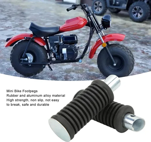 Vista 5 de 2 estriberas para bicicleta, mini pedal de bicicleta, mini estriberas de aleación de aluminio de repuesto para Baja MB165 MB200 Mini Bicicletas
