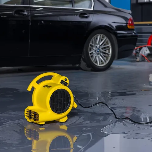Vista 7 de Shop-Vac 1032005 Professional® 500 Max CFM Air Mover, cable de 12 pies, 3 ajustes de secado, ligero con salidas integradas para múltiples