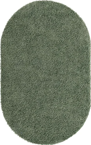 Vista 275 de Unique Loom Colección Davos Shag - Alfombra Lino