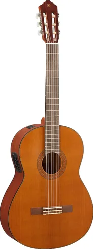 Vista 2 de Yamaha Guitarra acústica-eléctrica de 6 cuerdas, derecha, natural (CGX122MS)