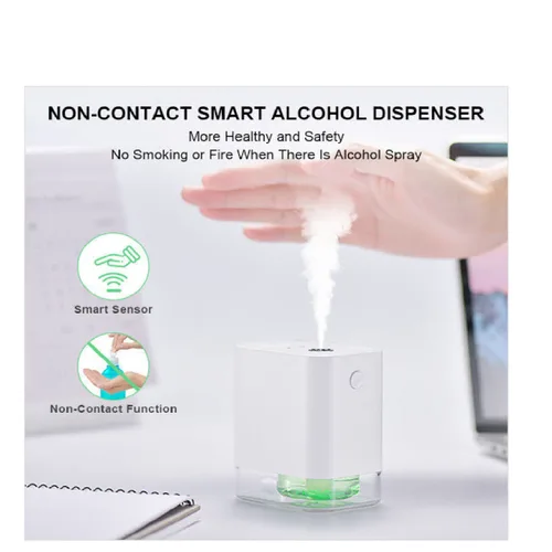 Vista 2 de Dispensador Mini Automático Alcohol Desinfectante Sensor