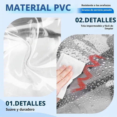 Vista 2 de MOONBABY Mochila transparente para niñas escolares, mochila transparente de TPU resistente, aprobada para eventos de estadio, bolsa transparente