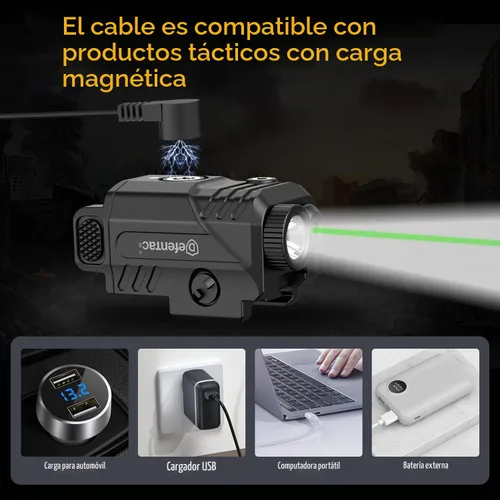 Vista 2 de Cable de carga magnético USB DEFENTAC