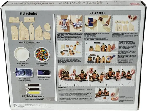 Vista 2 de Create-A-Treat Wizarding World Harry Potty Construye tu propio kit de galletas del castillo de Hogwarts