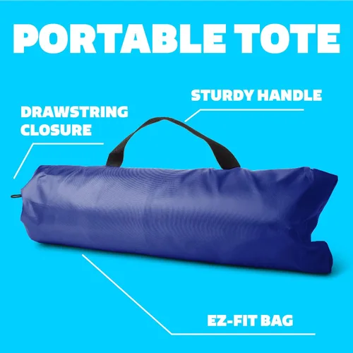 Vista 7 de USA Toyz Happy Hut Tienda Tipi para Niños - Tienda de Casa de Juegos Tipi Desplegable Interior para Niños, Niñas, Niños Pequeños con Bolsa de Azul