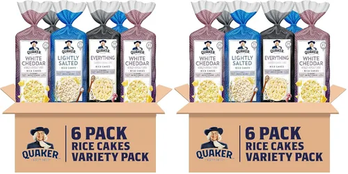 Vista 12 de Quaker crujientes de arroz, paquete con 6 variedades de sabores
