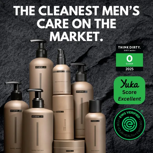 Vista 6 de HygieneLab Loción corporal para hombres - Verificado por EWG, ultra hidratante, no tóxico, de rápida absorción, sin fragancia, sin perfume, sin