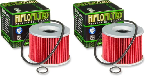 Vista 4 de HiFloFiltro HF401-2 Filtro de aceite premium, paquete de 2