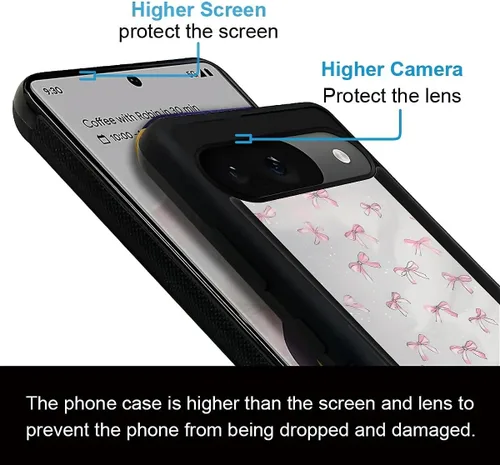 Vista 1357 de Compatible con Google Pixel 4A 5G Mobile Case Creative Acrylic Panel trasero Silicona Protección Grip especialmente diseñado para Google Pixel 4A 5G