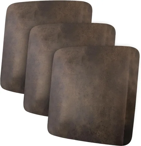 Vista 69 de ANARACHON Fundas de cojín de sofá con aspecto de cuero, juego de fundas de asiento de sofá, protector de muebles para sillón seccional, sofá biplaza