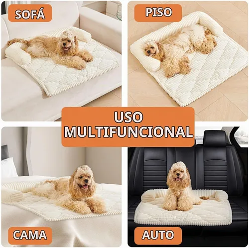 Vista 6 de HAOMAIJIA Cama Sofá para Perros Pequeños, Fundas Antideslizantes para Sofá de Mascotas, Protector de Funda de Sofá Grueso Suave Lavable para Perros