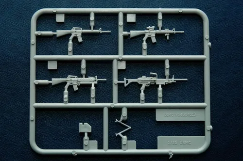 Vista 2 de Trumpeter US Marine Corps Iraq 2003 - Juego de figuras a escala 1/35, paquete de 4