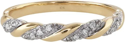 Vista 2 de Brilliant Expressions Anillo de promesa de oro amarillo, rosa o blanco de 10 quilates o 14 quilates, anillo de compromiso o anillo de boda