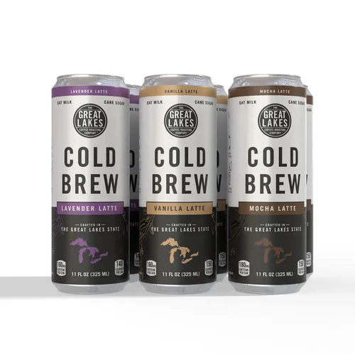 Vista 8 de Café frío Great Lakes, latas de 12 onzas, paquete de 12