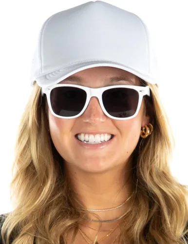 Vista 228 de Funky Junque Gorra de béisbol de béisbol en blanco para hombre y mujer