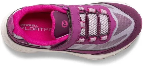 Vista 2 de Merrell Moab Speed - Tenis de senderismo impermeables con cierre alternativo bajo para niños