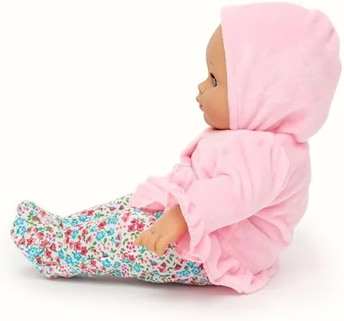 Vista 2 de Madame Alexander Muñeca Baby Cuddles de 14 pulgadas, sudadera rosa con capucha