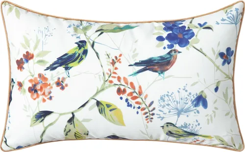 Vista 44 de VOGOL - Funda de almohada texturizada de lino, 18 x 18 pulgadas, estilo granja, para sofá, cama y habitación, con diseño de pájaros y hojas beige