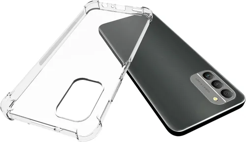 Vista 3 de USTIYA Funda para Nokia G400 Clear TPU Cuatro Esquinas Cubierta Protectora Transparente Suave Funda