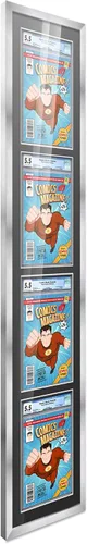 Vista 57 de Poster Palooza Marco de cómics con paspartú para 1 cómic de grado CGC, CBCS o PGX, marco de cómic de bronce para cómic de 8.125 x 13 pulgadas