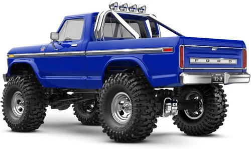 Vista 2 de Traxxas 1/18 TRX-4M F-150 Camión Crawler High Trail Azul