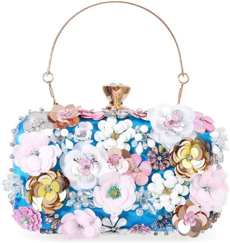 Vista 9 de Cartera de mano de mujer para la noche, de diseño, bolso de mano para damas, para fiestas, casamientos, ideal para regalar Hand Bag, Lady, Party