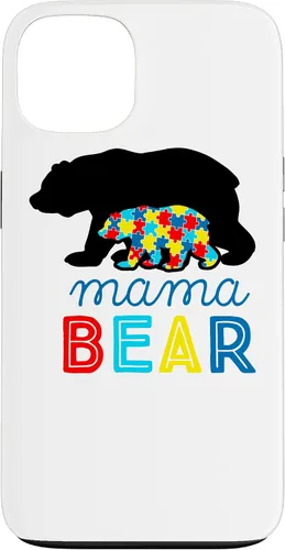 Vista 7 de Autism Awareness Mama Bear Autistic Mom Gift Case for iPhone 17