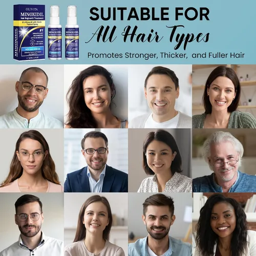 Vista 7 de 5% Minoxidil para hombres y mujeres Kit de spray para el crecimiento