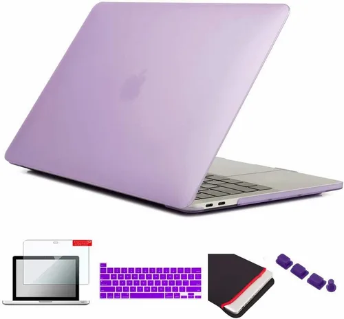 Vista 54 de Se7enline Compatible con MacBook Pro Touch Bar Case 2016/2017/2018/2019, funda rígida mate para Mac Pro de 13 pulgadas, A1706/A1989/A2159, funda