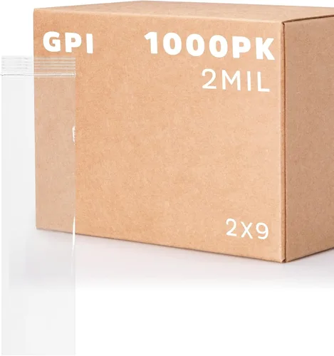 Vista 24 de GPI - Bolsas pequeñas con cremallera de 2 x 4 pulgadas, 1000 unidades, 2 mil, bolsas de plástico transparente con cierre de cremallera, con cierre