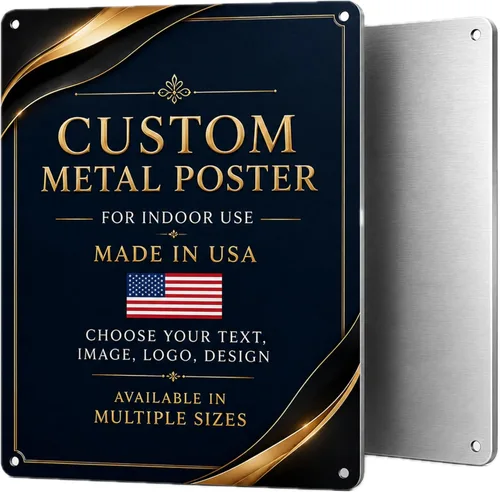 Vista 14 de BCB Print - Insertos de letrero personalizados con marco A - Paneles de plástico duraderos y resistentes a la intemperie Insertos de impresión