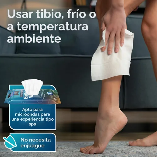Vista 6 de Toallitas húmedas para adultos Paños de lavado para adultos extra grandes, toallitas de baño para incontinencia, 8 x 12 pulgadas