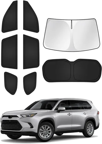 Vista 103 de T TGBROS Parasol para parabrisas para BMW X1 F48 2016 2017 2018 2019 2020 2021 2022 para ventana de automóvil, con bloqueo UV grueso y opaca