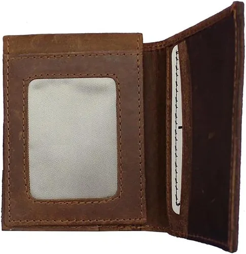Vista 3 de STS Ranchwear Foreman - Cartera triple para hombre piel marrón envejecida talla única