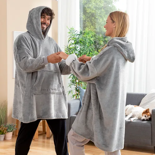 Vista 3 de Batamanta Sudadera Oversized con Forro Polar Swug InnovaGoods