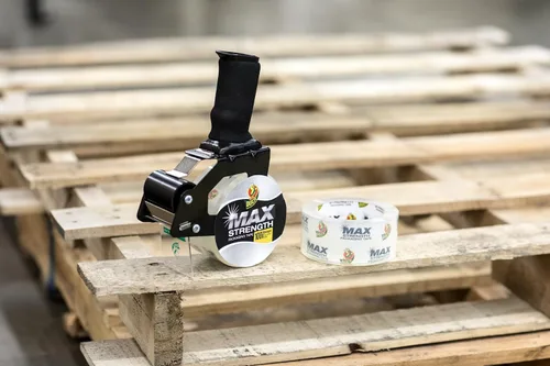 Vista 4 de Duck Max Strength Recambio de Cinta de Embalaje Transparente - Cinta de Embalaje de Máxima Resistencia para Uso Pesado para Cajas de Envío y Mudanza