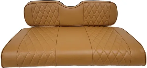 Vista 38 de Huskey Parts Company EZGO - Funda de asiento delantero naranja con costuras de diamante Medalist TXT 94-13, carrito de golf, 2 unidades naranja