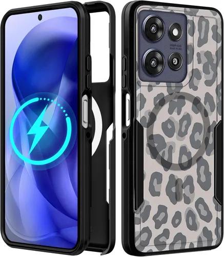 Vista 180 de Funda para Moto G 5G 2024 – Compatible con MagSafe para mujeres y niñas, bonita funda protectora magnética para teléfono, diseño femenino Kawaii