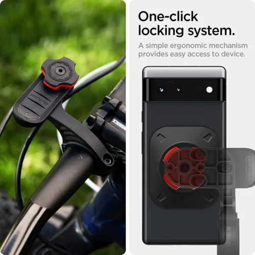 Vista 5 de Spigen Gearlock - Soporte de teléfono para bicicleta con adaptador universal
