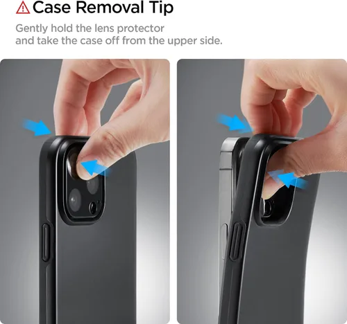 Vista 4 de Spigen Protector de pantalla para lente de cámara [GlasTR Optik] diseñado para iPhone 13 Pro Max (2021) / iPhone 13 Pro (2021) - Transparente