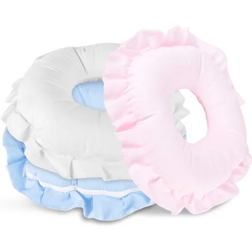 Vista 9 de Dioche Poliéster Face Relax Almohada SPA SPA Masaje Almohada ahuecada Almohada de descanso para siesta Cojín de masaje Almohada de masaje Belleza