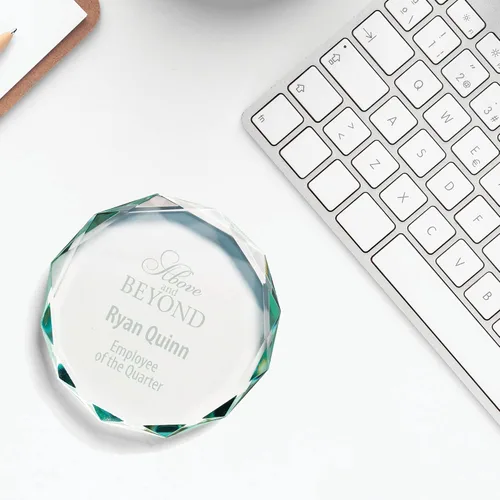 Vista 4 de Baudville Regalos de agradecimiento a los empleados de cristal de jade – Aumenta la moral de los empleados, la motivación y el ambiente de trabajo