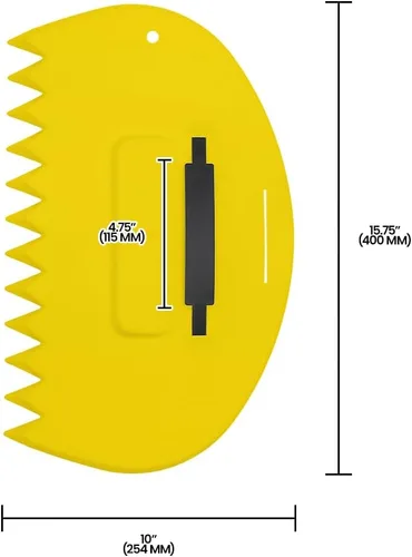 Vista 5 de Zenport Cuchara de hojas GA815 para pequeñas pilas de hojas, amarillo brillante