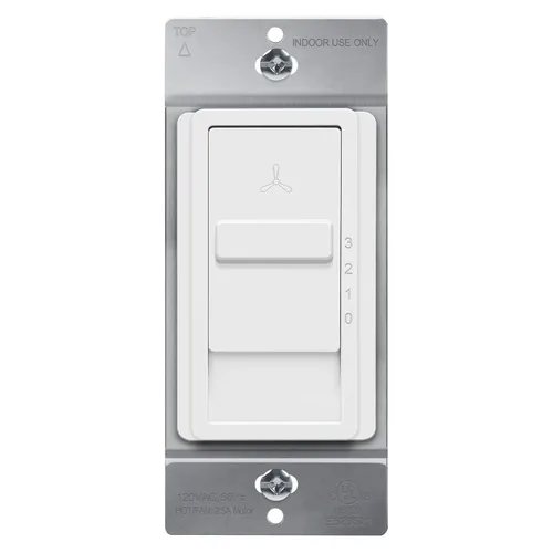 Vista 8 de TOPGREENER Kalide - Interruptor de control de velocidad del ventilador, interruptor de pared de ventilador de 3 velocidades, polo único, 120 VAC, 60