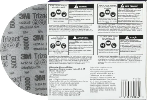 Vista 9 de 3M (30662) Hookit Trizact 6" 5000 disco de espuma tipo Grit